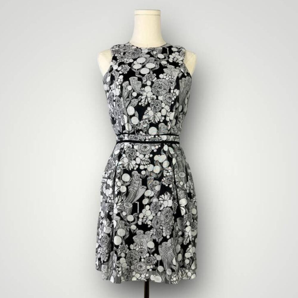 Carven Aquatic Fantasy Fit & Flare Dress
